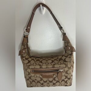 Coach Penelope Signature Jacquard Hobo Shoulder Bag,